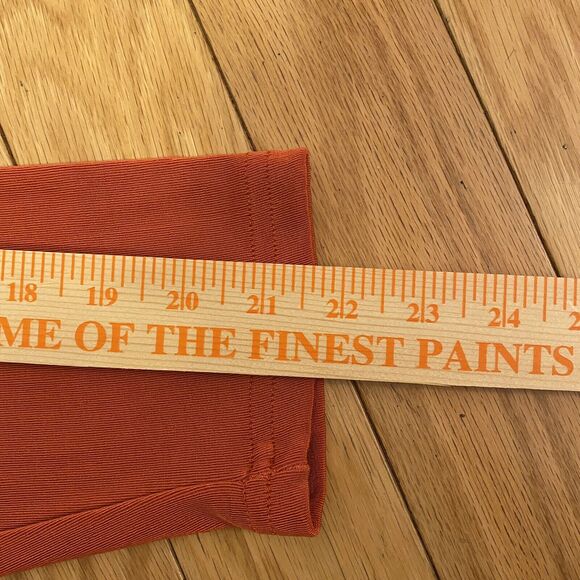 Coldwater Creek Jacket Shirt Travel Knit 1X Orange Front and Back Buttons New - Picture 4 of 5